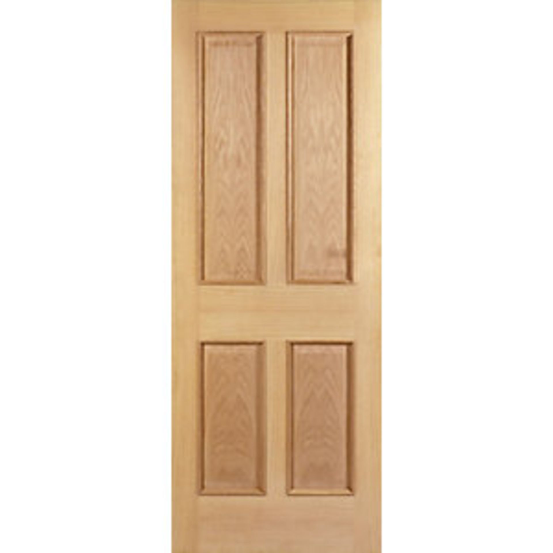 BOXED BRAND NEW 1981MM BY 762MM BY 35MM SOLID OAK DOOR :100