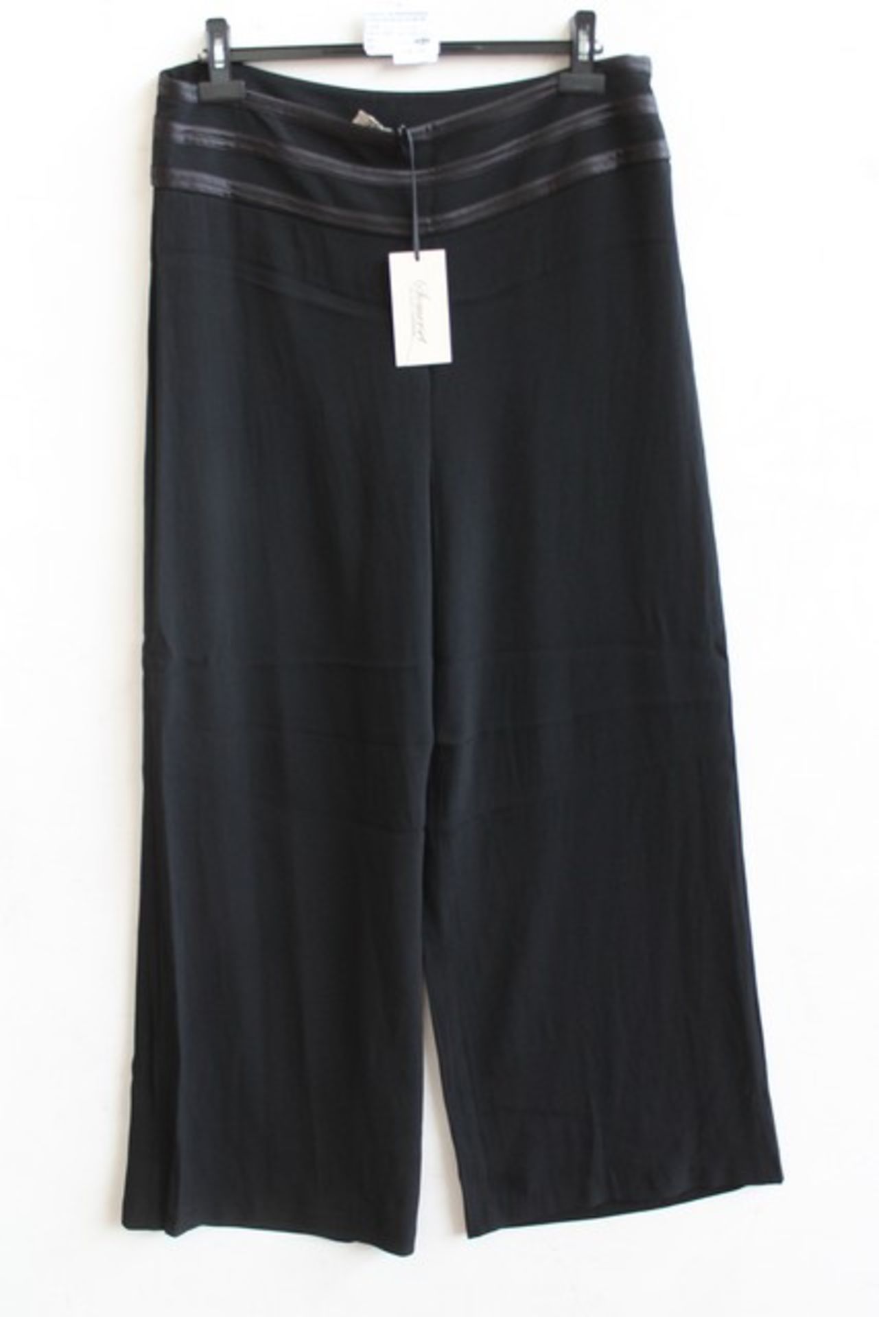 ONE BRAND NEW PAIR OF SOMERSET BY ALICE TEMPERLEY TUX TROUSERS IN BLACK SIZE 18 RRP £110 (DS RES