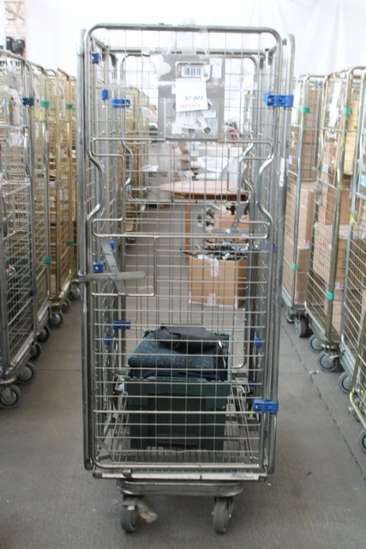 ONE CAGE TO CONTAIN APPROX 28 UNITS OF BRAND NEW ASSORTED DESIGNER ITEMS RANGING FROM MEN'S &