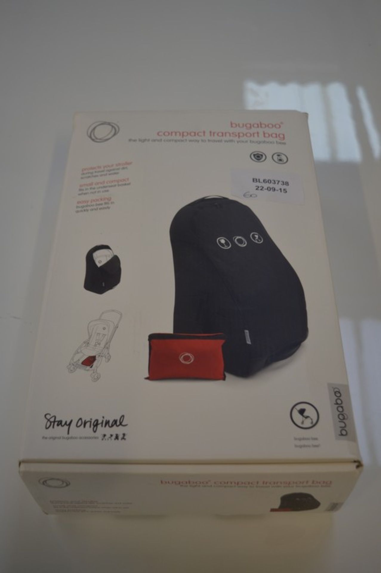 BOXED BUGABOO COMPACT TRANSPORT BAG RRP £60.00 22/09/15