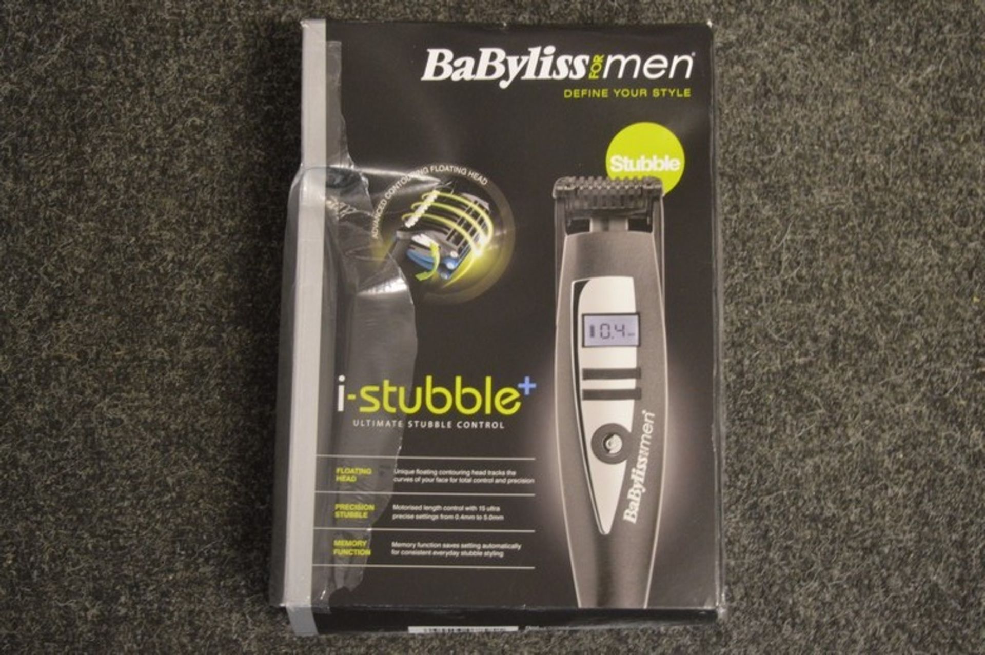 BOXED BABYLISS FOR MEN ISTUBBLE SHAVER RRP £60.00 15/10/15