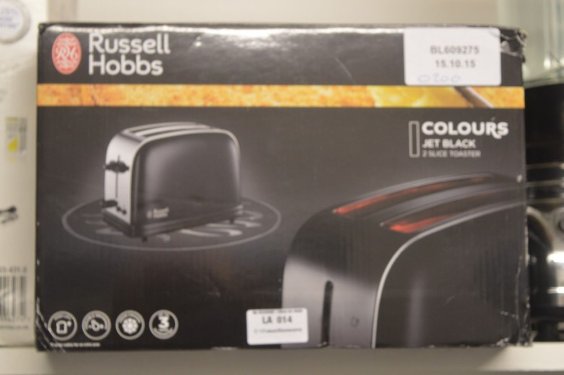 BOXED RUSSELL HOBBS 2 SLICE TOASTER RRP £20.00 15/10/15