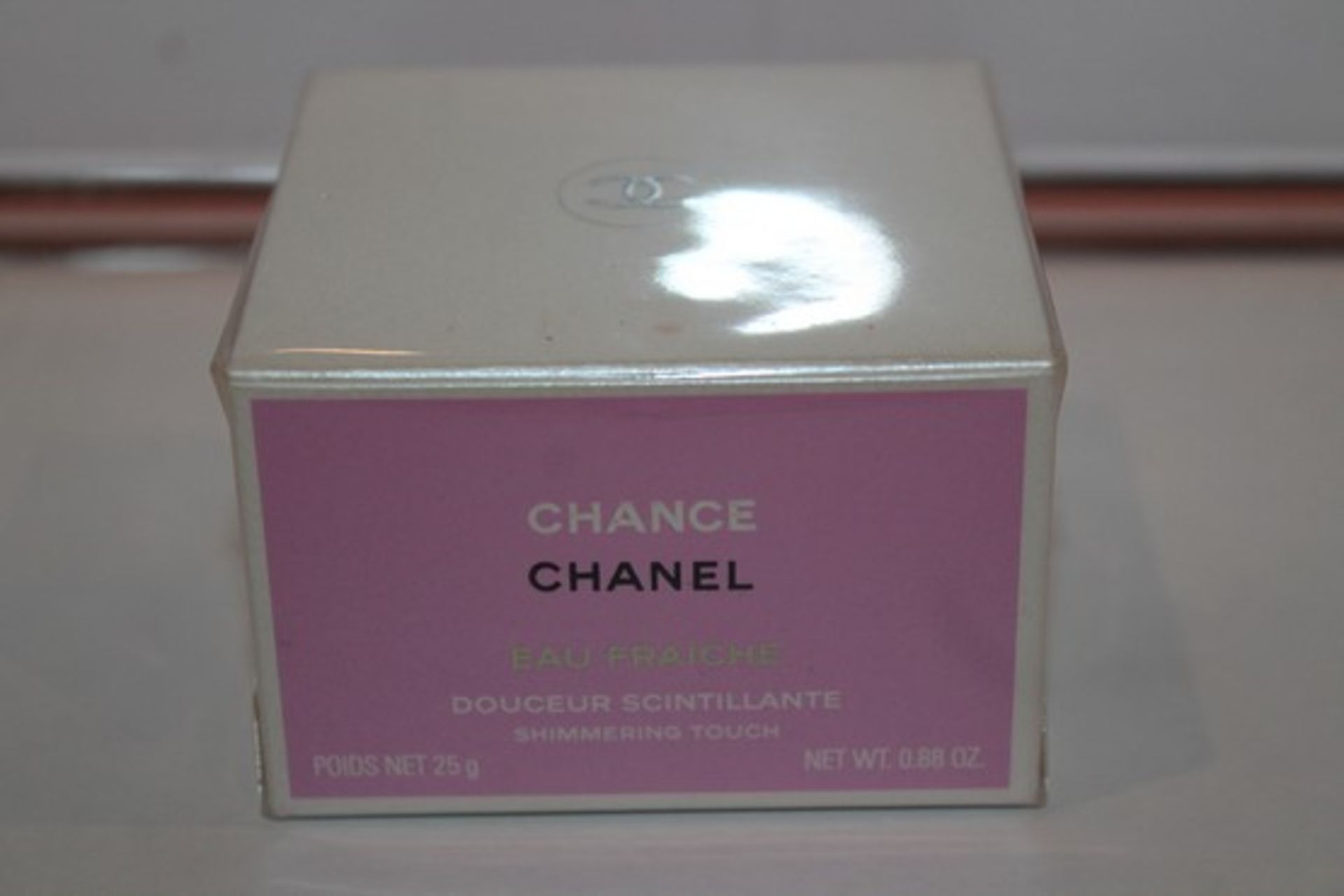 BOXED BRAND NEW FACTORY SEALED CHANCE CHANNEL SHIMMERING TOUCH 25GRAM (DS RES FASHION) (TRAILER