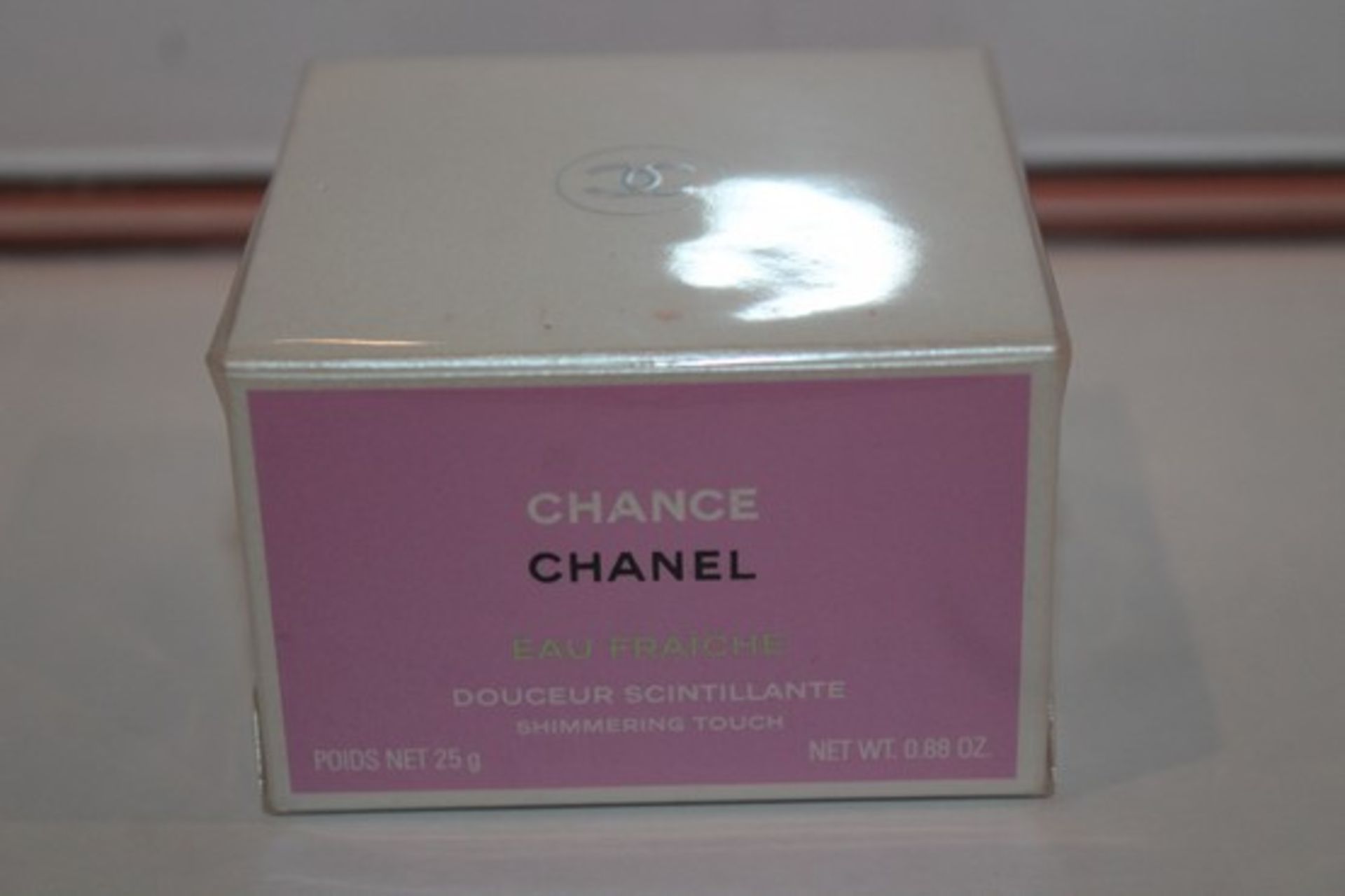 BOXED BRAND NEW FACTORY SEALED CHANCE CHANNEL SHIMMERING TOUCH 25GRAM (DS RES FASHION) (TRAILER