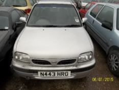 Nissan Micra SLX - N443 HRO Date of registration:  30.04.1996 1275cc, petrol, variable speed