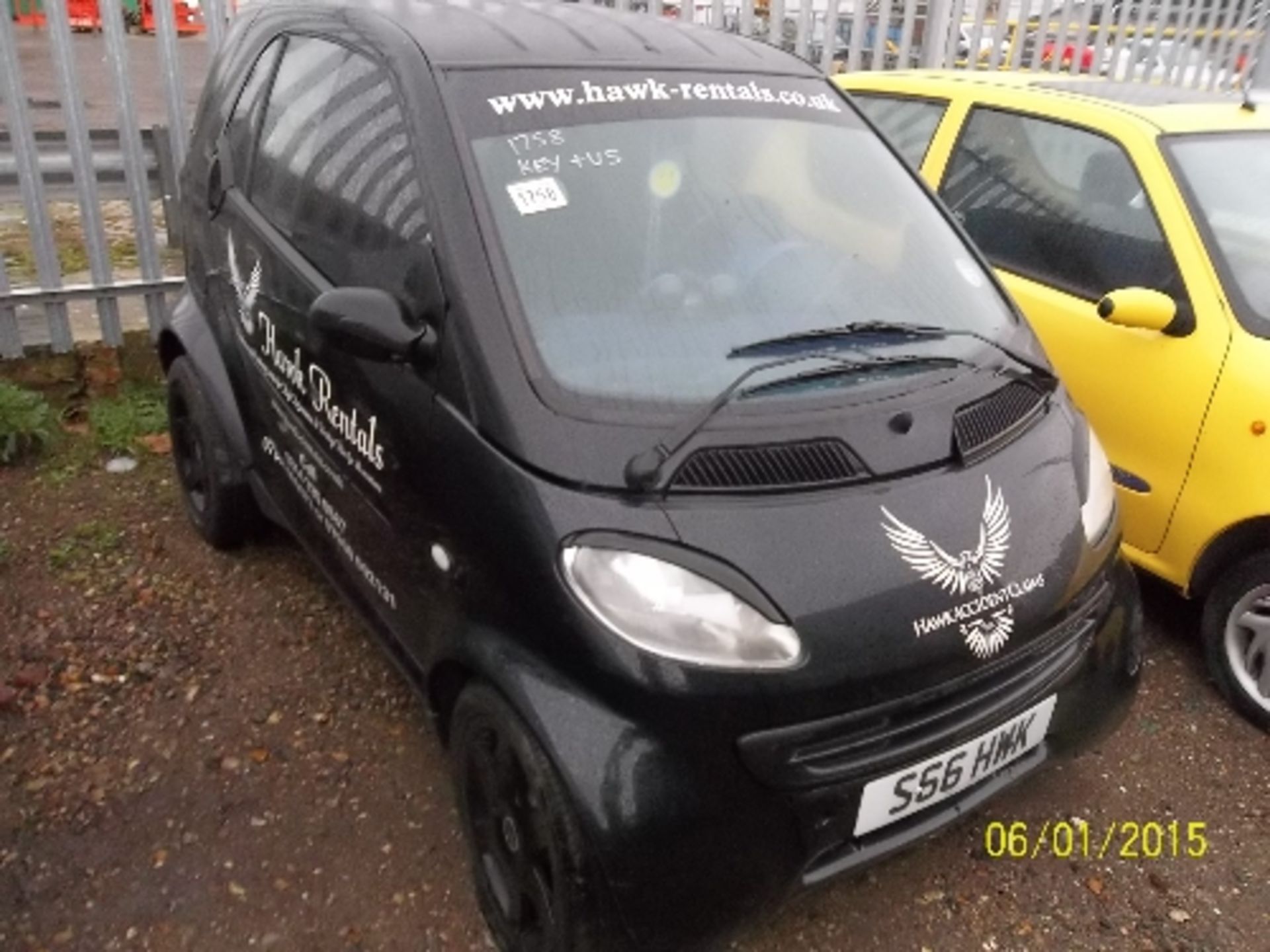 MCC Smart Pure - S66 HWK Date of registration:  01.03.2001 600cc, petrol, black Odometer reading - Image 2 of 4