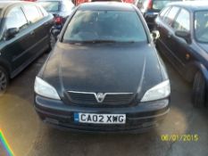 Vauxhall Astra SXI 16V - CA02 XWG Date of registration:  02.08.2002 1598cc, petrol, manual, black