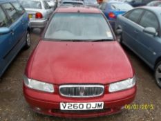 Rover 420 Executive - V260 DJM Date of registration:  07.09.1999 1994cc, diesel, manual, red