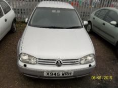 Volkswagen Golf GTI Turbo - X945 WRH Date of registration:  06.12.2000 1781cc, petrol, manual,