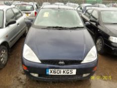 Ford Focus Zetec - X601 KGS Date of registration:  26.10.2000 1796cc, petrol, manual, blue