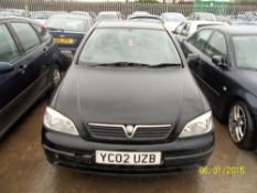 Vauxhall Astra Club 8V - YC02 UZB Date of registration:  25.04.2002 1598cc, petrol, manual, black
