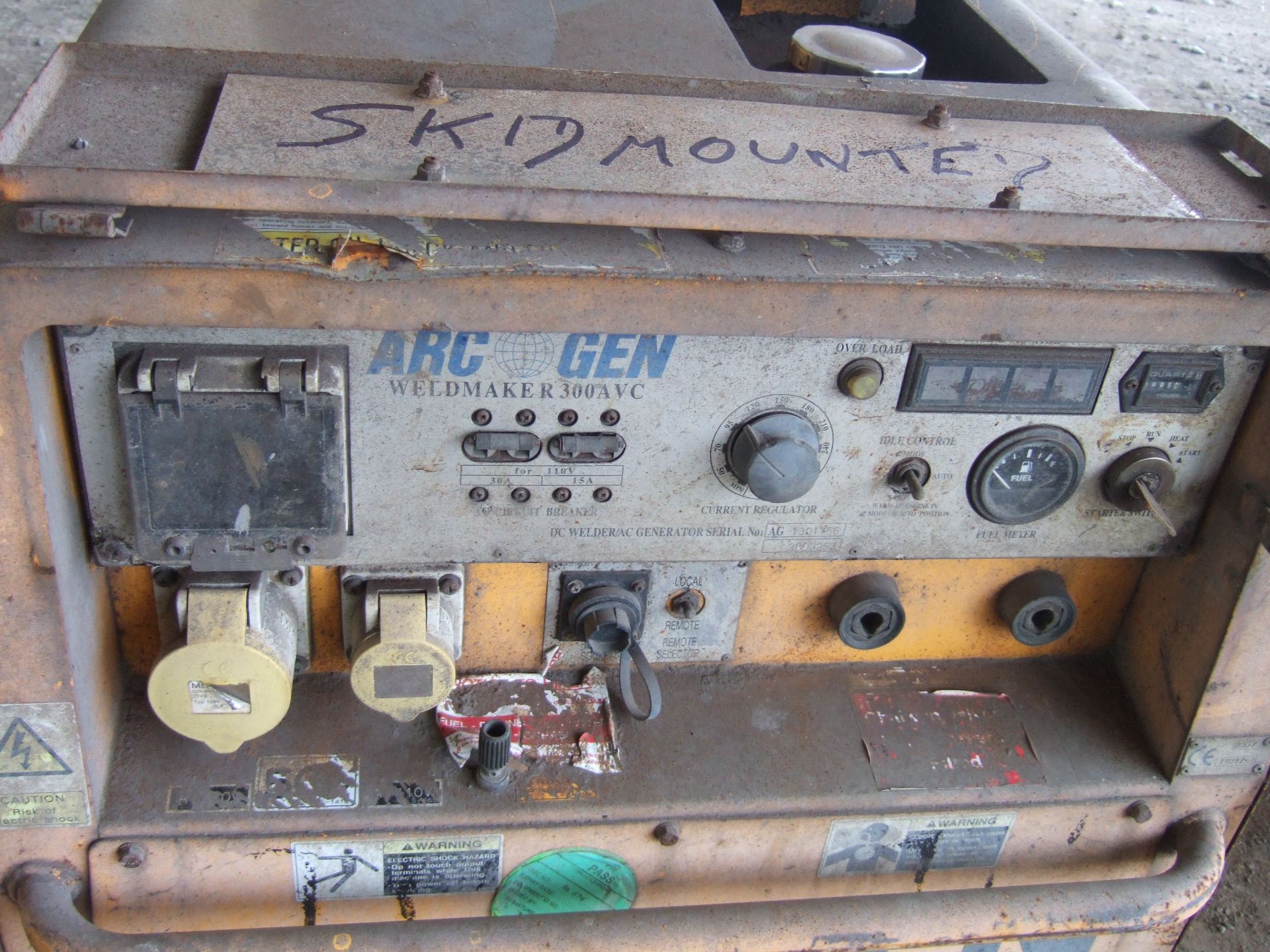 Arcgen weldmaker 300AVC welder 158818 - NO CHASSIS 
RMP
3005 hrs
Kubota
All lots have been - Image 2 of 2