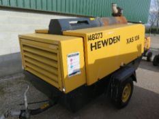 Atlas Copco XAS136 compressor 2006 4148 hrs RMA 148273 RUNS AND MAKES AIR  All lots have been