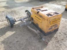 Arcgen weldmaker 300AVC welder 155043 - WITH SEPERATE CHASSIS 
RMP
4447 hrs
Kubota
All lots have