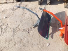 Snow blade for 2 wheel tractor