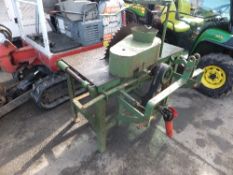 PTO driven saw bench