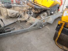 Indespension plant trailer; axles removed  MA0278185