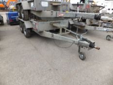 Indespension 2600kg twin axle plant trailer  -  no towing eye, MA0148154