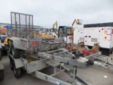 Indespension 2600kg twin axle plant trailer TAB00643