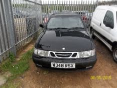 Saab 9-3 SE Turbo convertible - W348 RSX Date of registration:  14.07.2000 1985cc, petrol, manual,