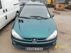 Peugeot 206 XS - S996 FVO Date of registration:  26.11.1998 1587cc, petrol, manual, green Odometer