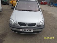 Vauxhall Zafira 16V - Y711 KKE
Date of registration: 24.10.2002
1598 cc, petrol, manual, silver