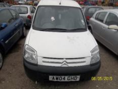 Citroen Berlingo 600D LX - AW04 GHD Date of registration:  30.07.2004 1868cc, diesel, manual,