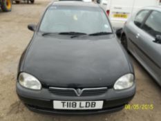 Vauxhall Corsa SXI 16V - T118 LDB Date of registration:  20.05.1999 1199cc, petrol, manual, black