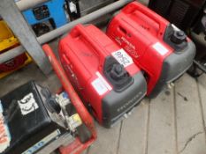 Honda suitcase generator, gas