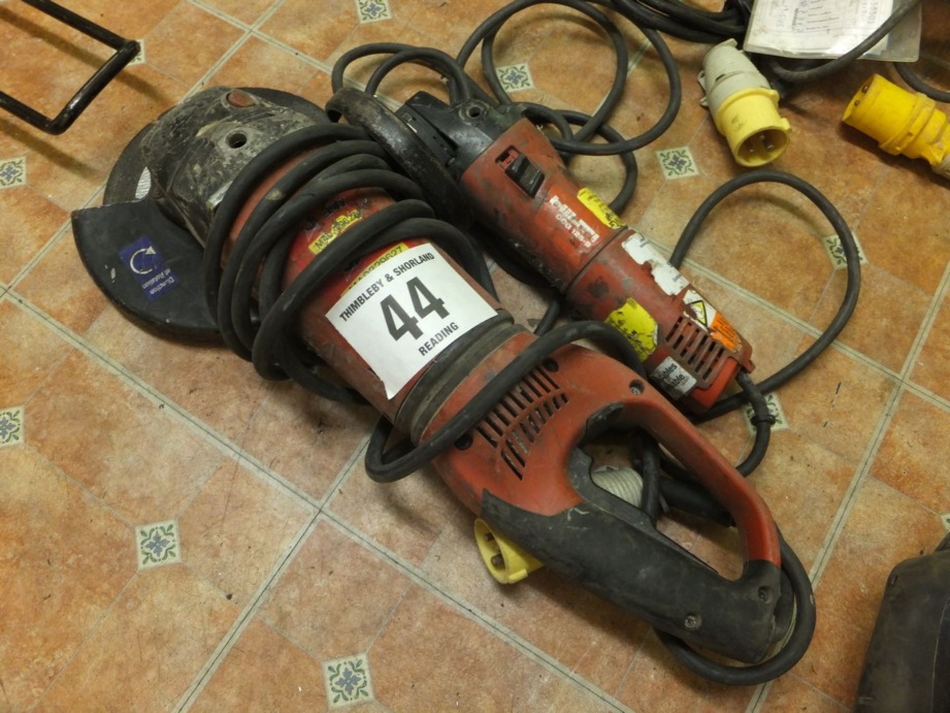 Hilti DCG125S & 9in angle grinders