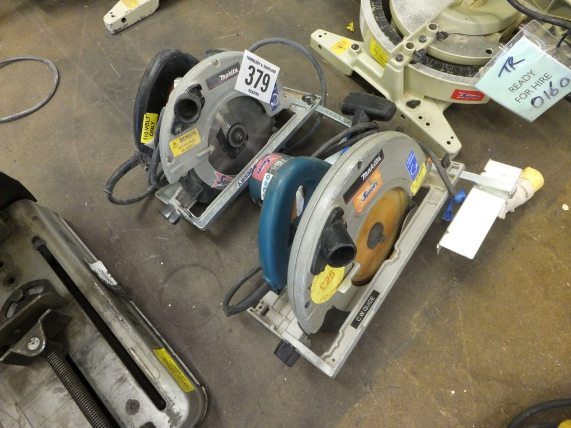 2 Makita 5903R circular saws