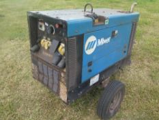 Miller 400X Big Blue welder 155720
3,136 HOURS
RUNS BUT NO POWER
ALL LOTS are SOLD AS SEEN
