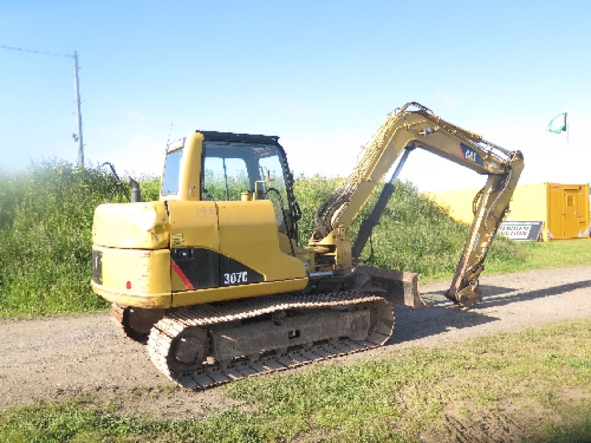 Caterpillar 307C midi excavator 3941 hrs 2008 5003471ALL LOTS are SOLD AS SEEN WITHOUT WARRANTY