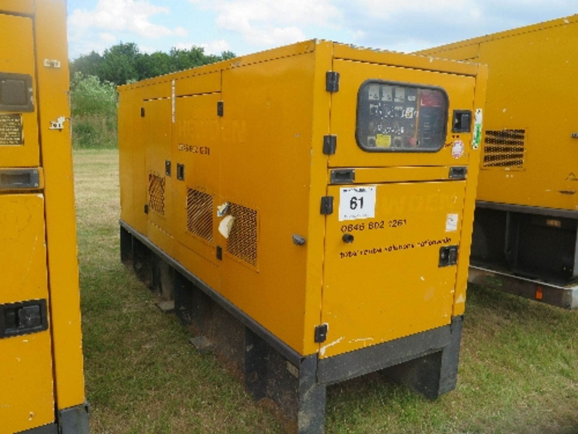 Caterpillar XQE100 generator 18121 hrs 138848
PERKINS - RUNS AND MAKES POWER
ALL LOTS are SOLD