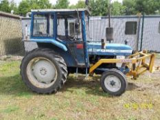 Ford 3610 2wd UDP 430Y, 3,523 hours c/w snow plough frame & snow plough. Rear tyres 12.4/11 - 32