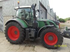 Fendt 724 Vario RX 12 KWL (2012), 240 hp, 2,750 hrs - rear tyres 650/65 R42 50%, front tyres 540/