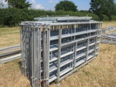 IAE handling system in frame c/w 19 gates + 4 galvanized stabiliser race loops