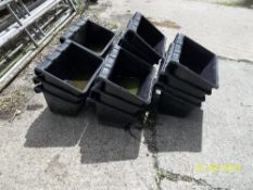 18 no. calf drinker plastic troughs