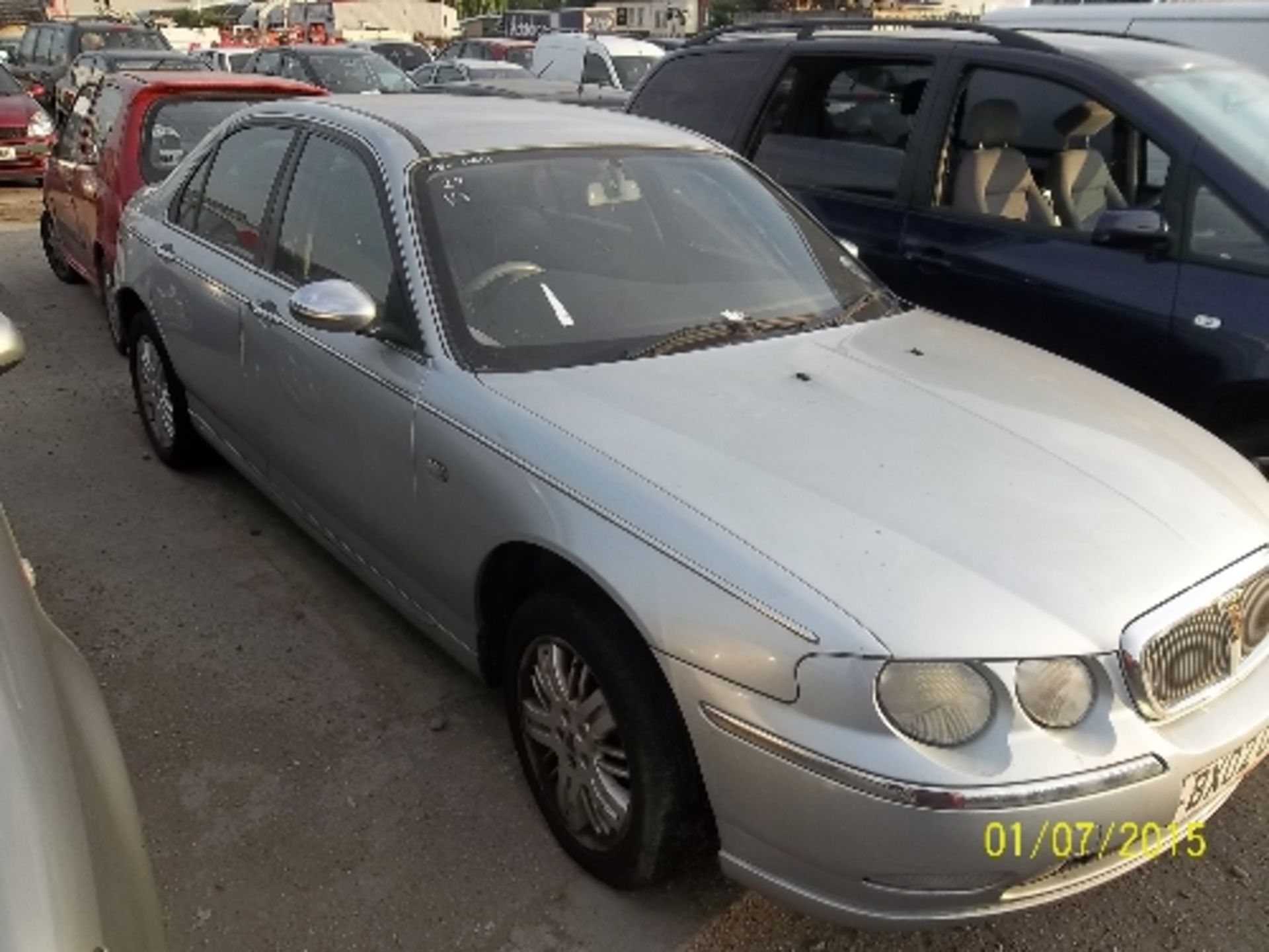 Rover 75 Connoisseur - BX02 OWU Date of registration:  22.03.2002 1951cc, diesel, manual, silver - Image 2 of 4
