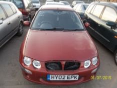 Rover 25 Impression S2 - HY02 EPK Date of registration:  22.03.2002 1396cc, petrol, manual, orange