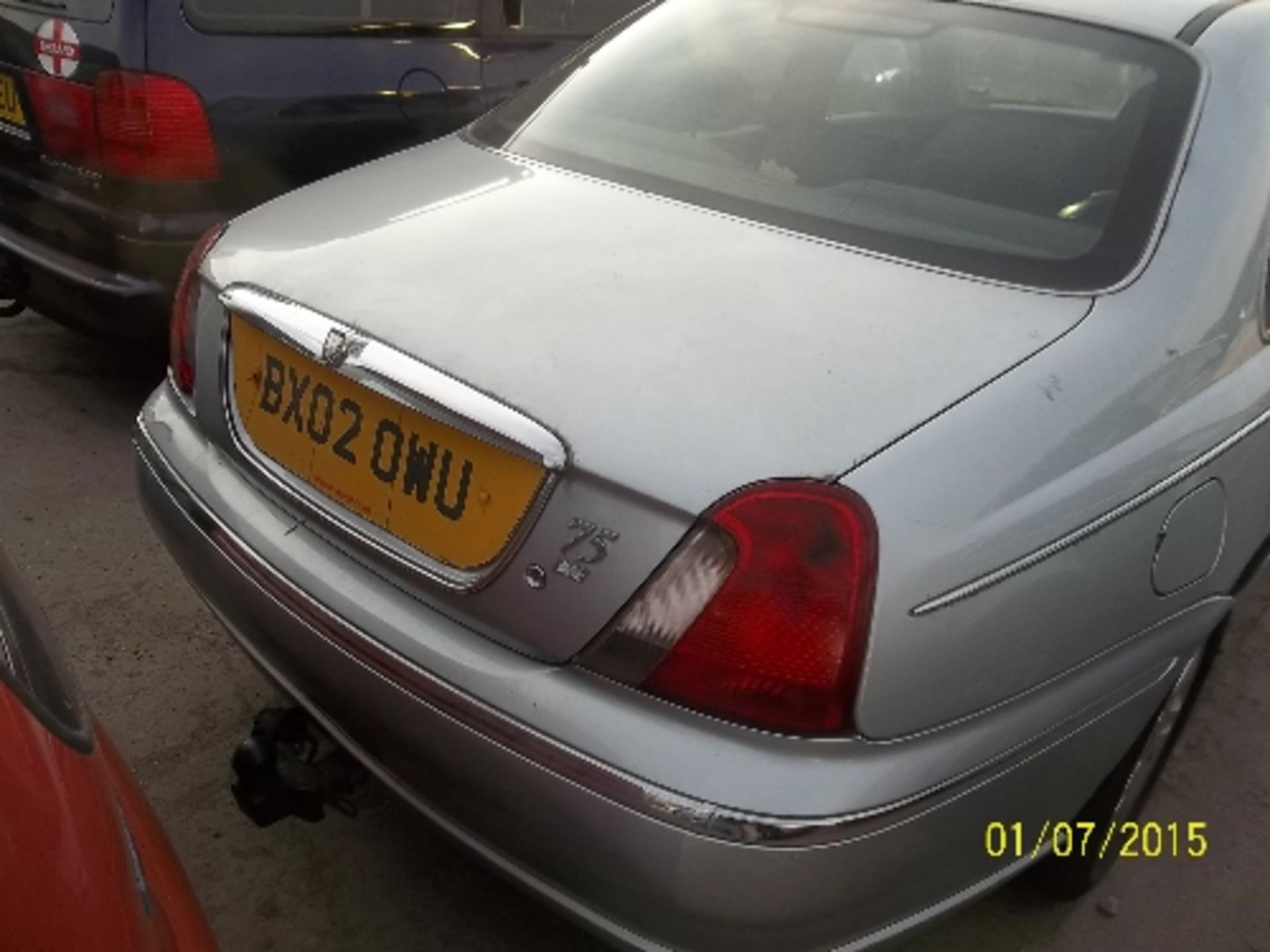 Rover 75 Connoisseur - BX02 OWU Date of registration:  22.03.2002 1951cc, diesel, manual, silver - Image 3 of 4