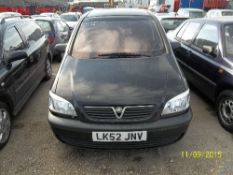 Vauxhall Zafira 16V Club - LK52 JNV Date of registration:  07.09.2002 1796cc, petrol, automatic,