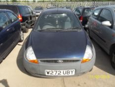 Ford KA - W272 UBY Date of registration:  13.03.2000 1299cc, petrol, manual, blue Odometer reading