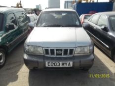 Kia Sportage XSE Estate - EO03 MYA Date of registration:  07.03.2003 1998cc, petrol, manual,