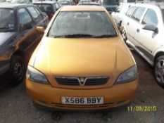 Vauxhall Astra 16V Bertone Coupe - X586 BBY Date of registration:  31.10.2000 1796cc, petrol,