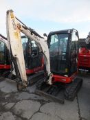 JCB 801.8CTS mini digger (2011) 1635 hours
RDD 0 bucket, expanding tracks