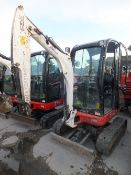 JCB 801.8CTS mini digger (2011) 1229 hours
RDD 0 bucket, expanding tracks
Smashed top door glass