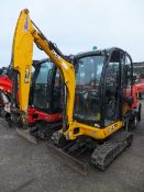 JCB 801.8 CTS mini digger (2011) 1447 hrs RDD
0 buckets, expanding tracks, coded key