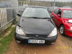 Ford Focus Zetec - EK02 UDE Date of registration: 16.04.2002 1596cc, petrol, manual, black