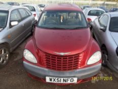 Chrysler PT Cruiser Limited Edition - WX51 NFO Date of registration:  24.09.2001 1996cc, petrol,